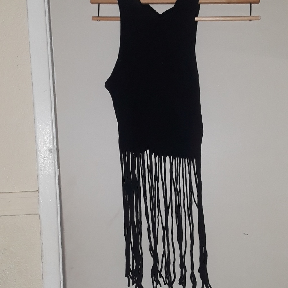 Fringe crop top